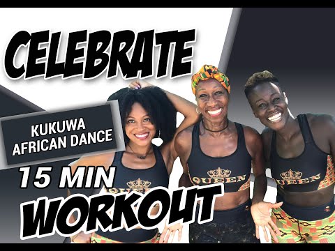 KUKUWA® AFRICAN DANCE WORKOUT LIVE 15 min- CELEBRATE!
