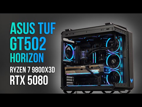 ASUS GT502 Horizon ARGB Ultimate Gaming PC Build – Ryzen 7 9800X3D + ZOTAC RTX 5080 AMP Extreme