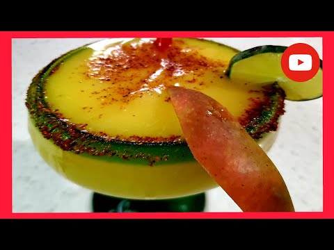 MARGARITA DE MANGO CONGELADA | COMO HACER MARGARITA DE MANGO