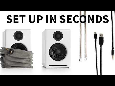 The speaker system Audioengine A2+BT White