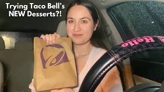 Trying Taco Bell’s NEW Desserts!