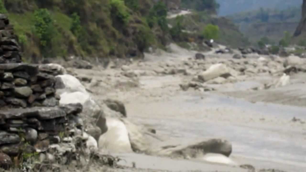 A Glacier Lake Outburst Flood (GLOF) in Pokhara, Nepal (Full HD Video)