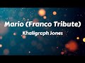 Khaligraph Jones Mario Franco Tribute Lyrics