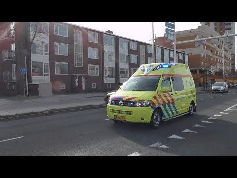 ***400ste video*** A1, Silverline Ambulance 02-127 Heerenveen naar het MCL