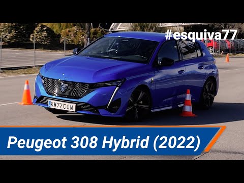 Peugeot 308 Hybrid (2022) – Maniobra de esquiva #esquiva77 (moose test) | km77.com