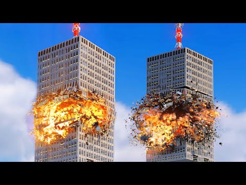 Realistic Building Destruction 😱 Teardown