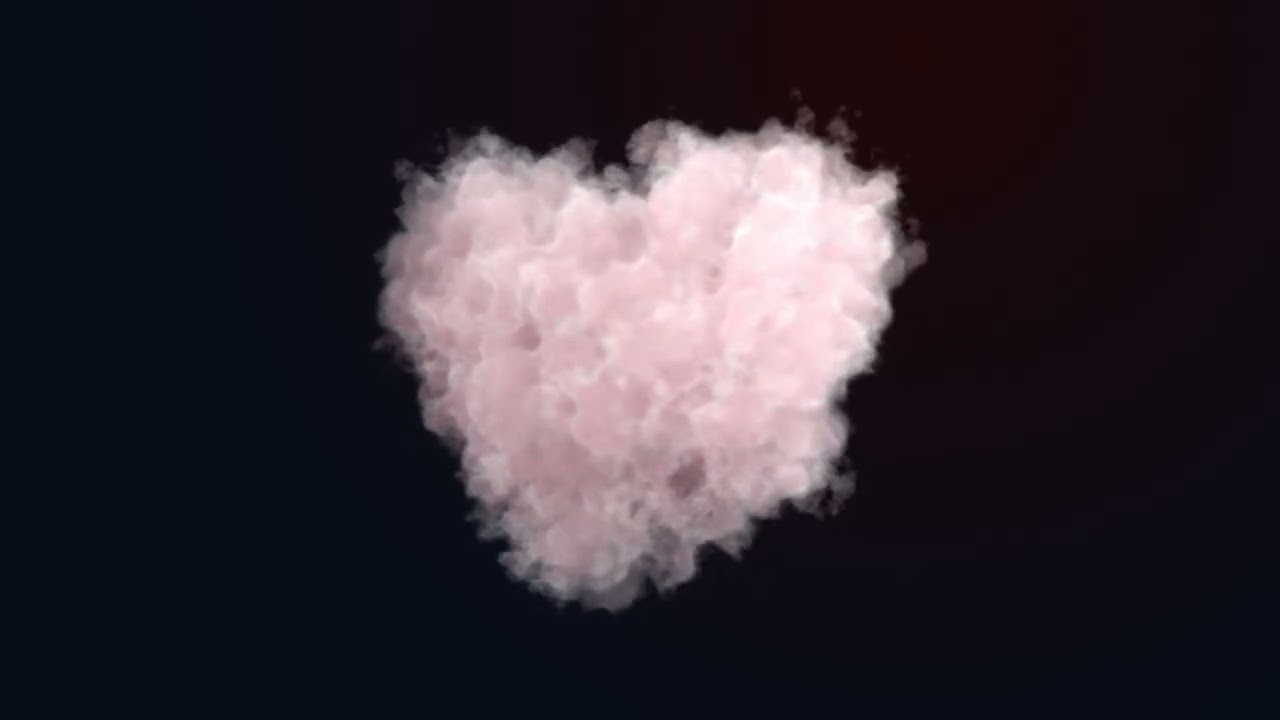 VDB Heart Shaped Cloud Animated 01 3D Model