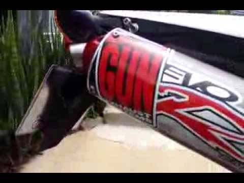 Big Gun Evo Honda CRF 250L Exhaust on original muffler