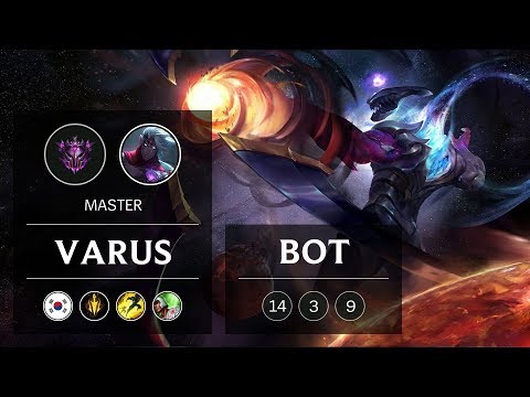 Varus ADC vs Sivir - KR Master Patch 9.5