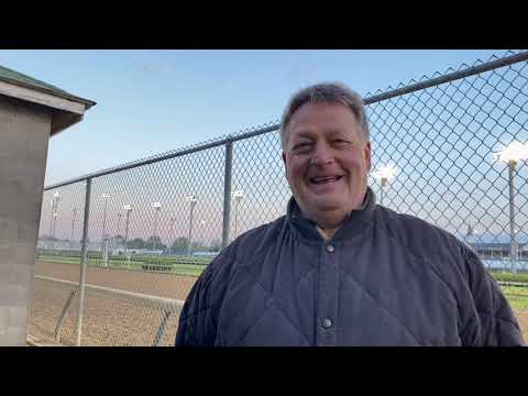 Greg Foley on O Besos, his second Kentucky Derby horse