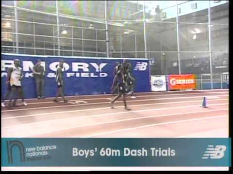 Boys 60m Prelim Heat 8 - New Balance Indoor Nationals 2011
