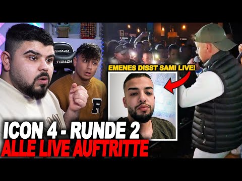 SAMI DELARUE WIRD LIVE AUF BÜHNE GEDISST ! Icon 4 - Runde 2 Alle Live Auftritte | Reaction