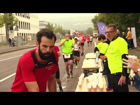 Bilder von der Premiere des Koblenzer Sparkassen Marathon (Start und Zeil wg. Baustellen-Verzögerung nicht im Stadion)