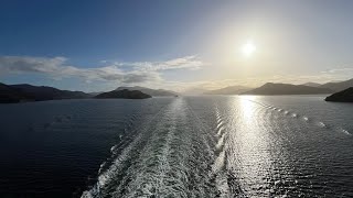 Timelapse - Cruise Sail Away (1) - Marlborough Sound Ward - Picton, New Zealand