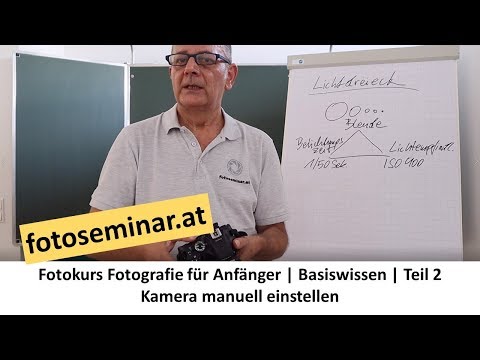 fotoseminar.at - Basics Fotografie | Teil 2 | Fotokurs für Anfänger: Kamera Einstellungen, manuell