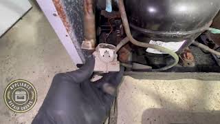 GE Refrigerator Not Cooling — Clicking Sound; Compressor Starts Then Goes Off; Not Working