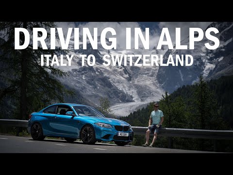 ALPS - ITALY TO SWITZERLAND - Scenic drive - Livigno, Albula, St Bernardino and Gotthard Pass | 4K