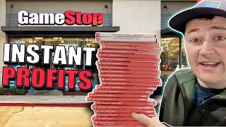 Making money QUICKLY from GameStop