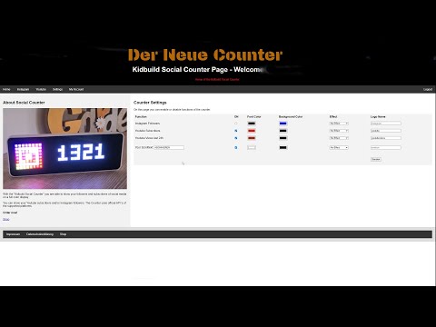 Ulanzi Counter mit awtrix-light