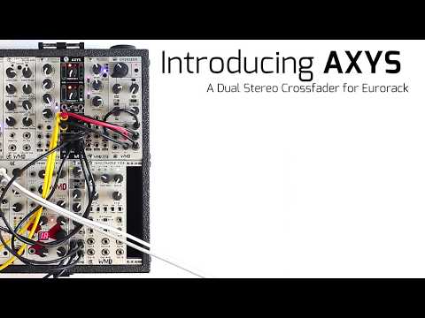 WMD AXYS STEREO CROSSFADER EURORACK MODULAR SYNTHESIZERS