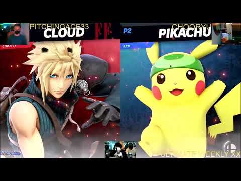 4o4 Ultimate Weekly XXI - VILE| chooryu (Cloud, Marth) vs PitchingAce33 (Pikachu) - Winners Round 2
