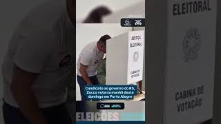 Gesto de Zucco ao votar com a filha no RS chama atenção de eleitores e internautas