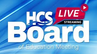 Board of Education Meeting 10/20/25