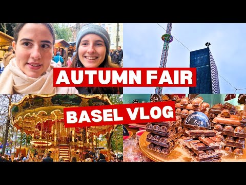 Exploring Basel Autumn Fair 2024 | Swiss Herbstmesse Vlog at Petersplatz