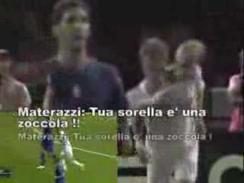 What Materazzi said