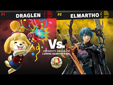 UpperCity Smash XVI - Draglen (Isabelle) vs ElMartho (Byleth) - Losers Quarter-Final