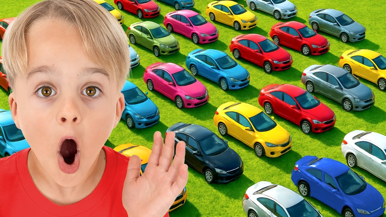 50 cars Challenge for kids