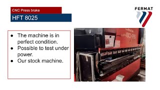 Amada HFT 80-25 press brake for sale - Image 4 | Machineryline US Amada HFT 80-25 press brake | Image 4 - Machineryline