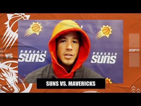 傷愈復出的德文-布克在對陣小牛隊的比賽中命中制勝球｜NBA on ESPN (Devin Booker on hitting the game-winning shot vs. the Mavericks in return from injury | NBA on ESPN)