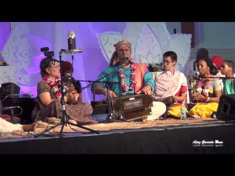 HG  Gaura Vani Prabhu Singing in Sadhu Sanga Retreat 2015 on Day 2 HD Video