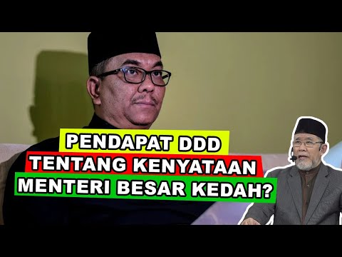 Pendapat DDD tentang kenyataan Menteri Besar Kedah? | Dato' Dr. Danial Zainal Abidin