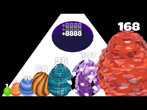 DINO HOLE 3D :  Level Up Black Hole Game # Attack Hole Game  - All Level Game