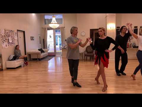 🫶 Cha Cha Bronze level easy routine by Oleg Astakhov - DanceWithOleg.com 😘