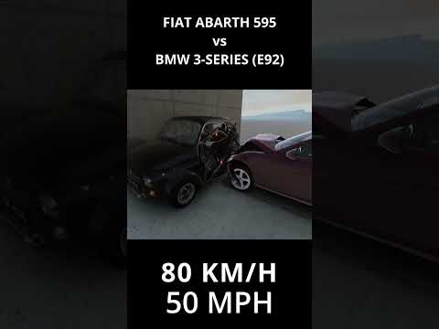 Thumbnail for FIAT ABARTH 595 vs BMW 3-SERIES (E92) | BeamNG.Drive by Fiat, BMW, Car, Abarth