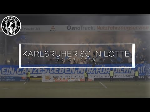 KARLSRUHE IN LOTTE MIT PYROSHOW | ULTRASeverywhere