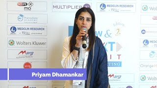 Ms. Priyam Dhamankar sharing her experiences at the Now & Next Summit on Pharma Marketing | Edition2