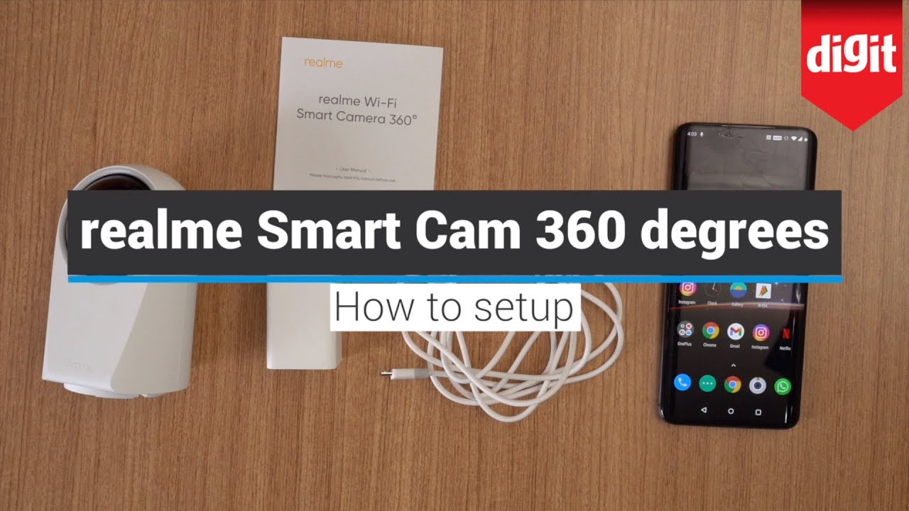 realme Smart Cam 360 Degrees   How to setup