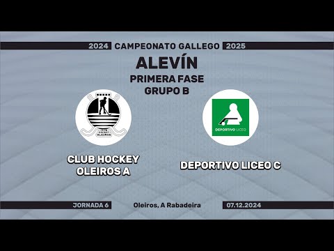 🎥​ Club Hockey Oleiros A - Deportivo Liceo C [Liga Alevín - Grupo B | J06]
