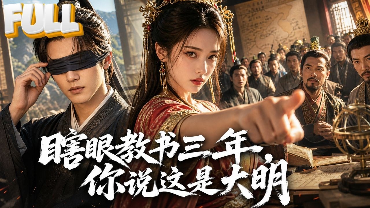 【完结】现代博士穿越明初，双目失明却绑定了“超级名师系统”！误将朱元璋当村长，用土豆、天气预报、现代知识教他治国，大明因他逆天改命！