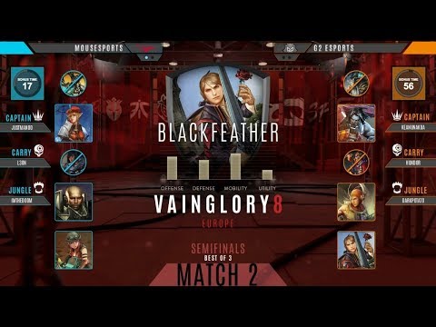 G2 Esports vs Mousesports Game 2 Semifinal | Vainglory 8 EU Autumn 2017 Split 2 Week 1