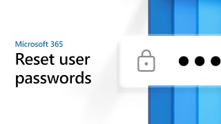 Reset user passwords