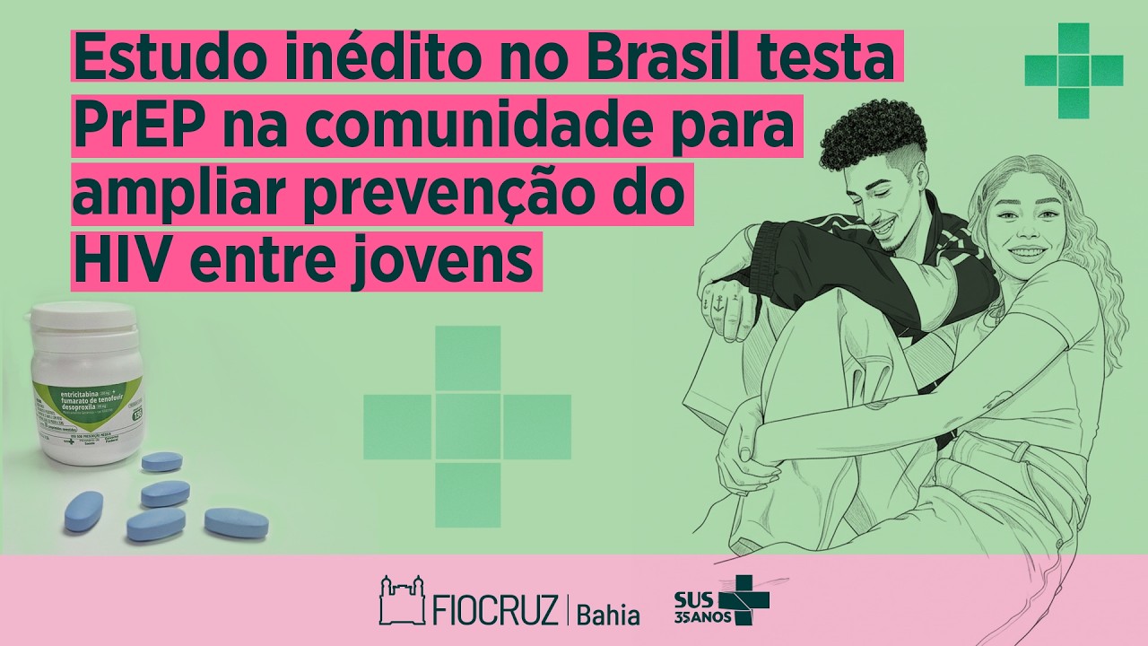 Estudo inédito no Brasil testa PrEP na comunidade para ampliar prevenção do HIV entre jovens