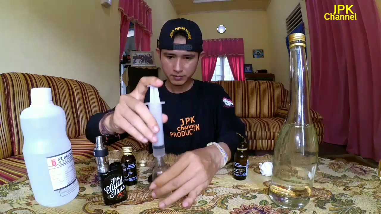 jpk channel cara membuat liquid vape sendiri di rumah dengan gampang
