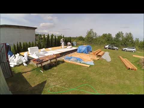 Mały domek letniskowy, jak zrobić podłogę