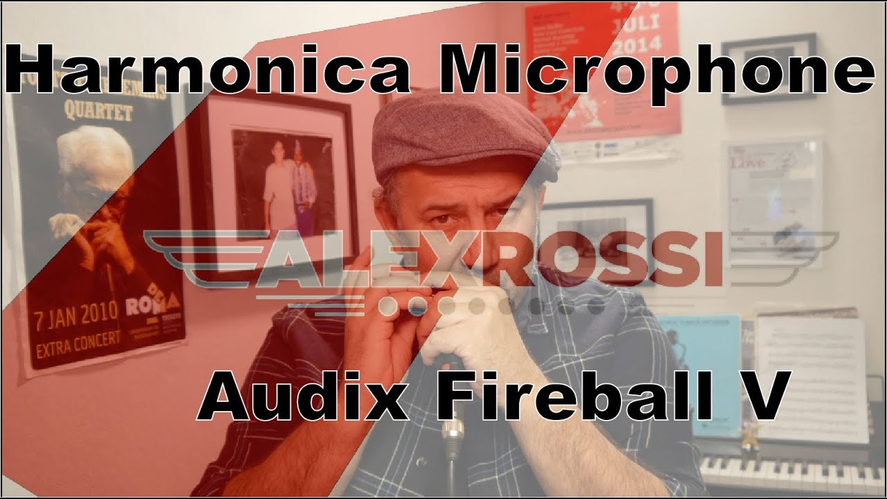 Audix ADX-FIREBALLV Dynamic Mic w/ Volume Knob Harmonica/Beatbox