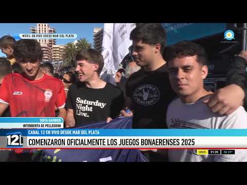LA DELEGACIÓN DE PELLEGRINI EN LA JORNADA INAUGURAL DE LOS JUEGIOS BONAERENSES
